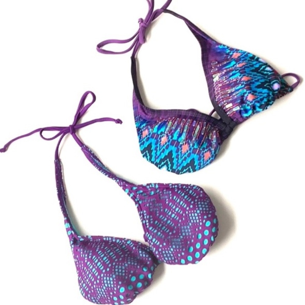 Arizona Jean Co. & Xhilaration Bikini Tops, Size M